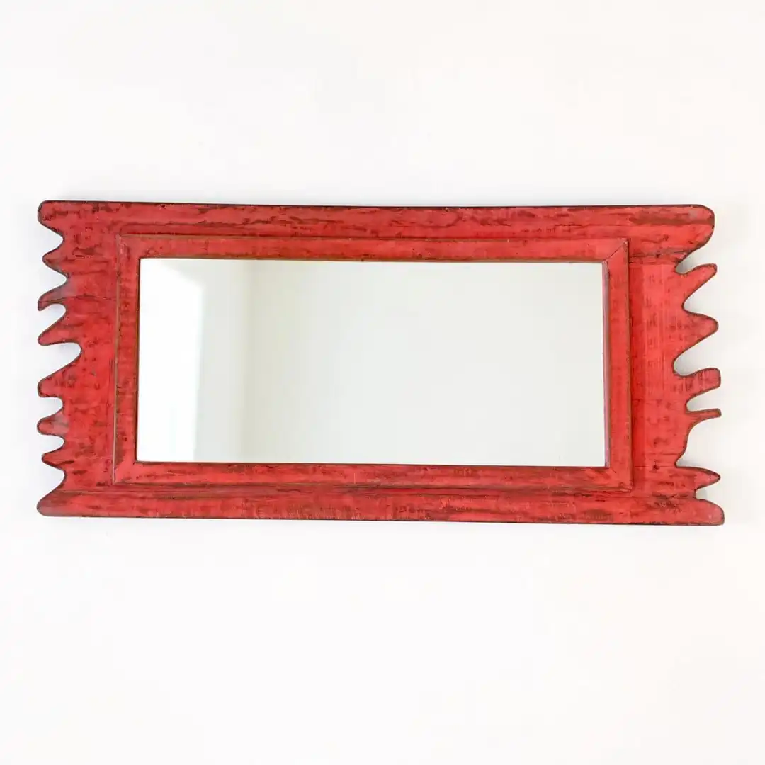 The Crimson Seraph Architectural Mirror