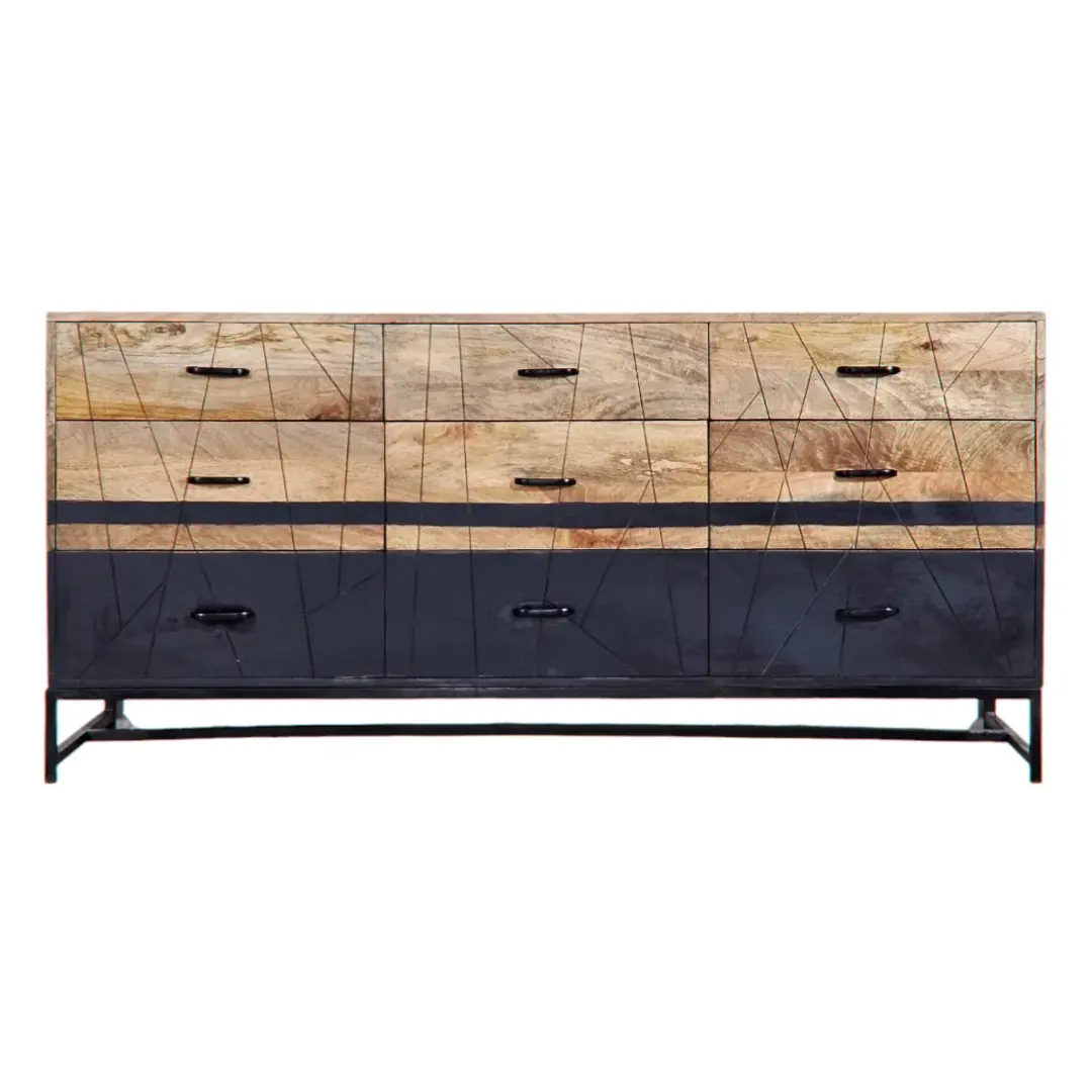 The Axis Dual-Tone Mango Wood Dresser