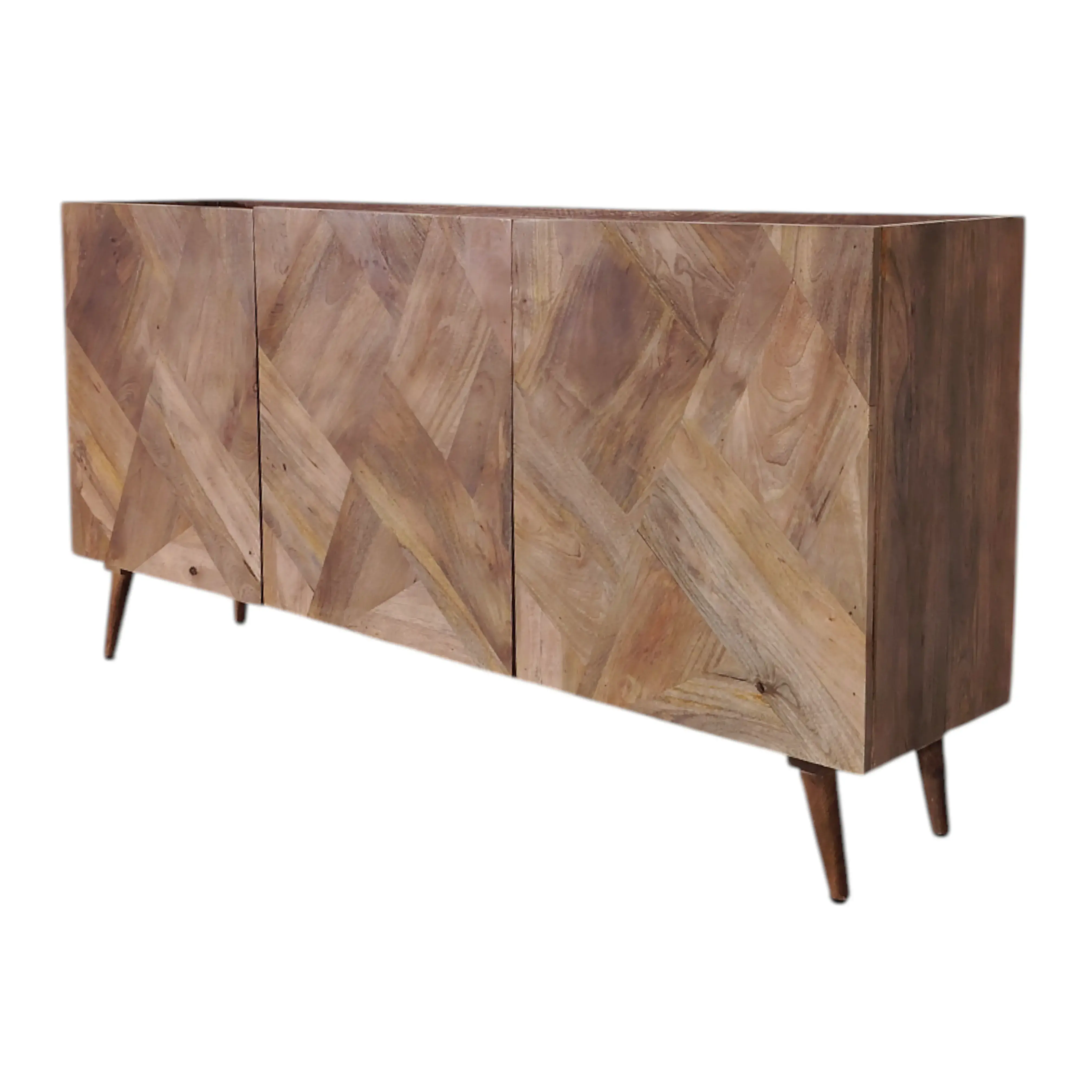 HERRINGBONE Wood Sideboard