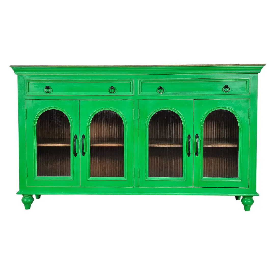 The Flute Glass Display Sideboard