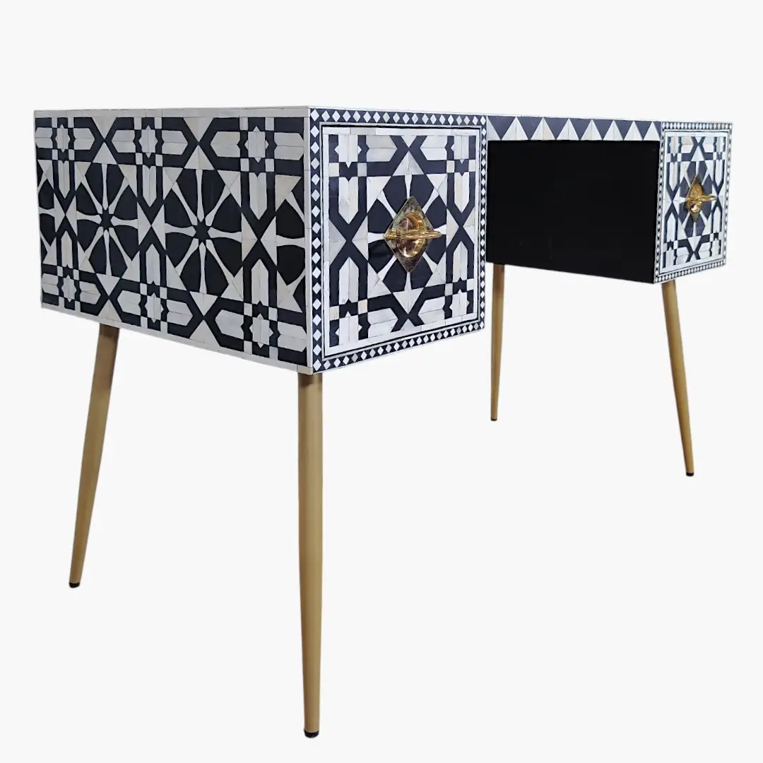 Bureau Al-Hambra | Géométrique Inlay Console