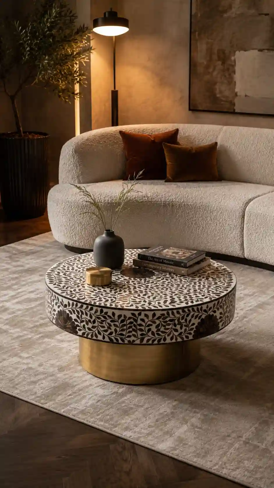 The Shahi Bagh Imperial Drum Coffee Table