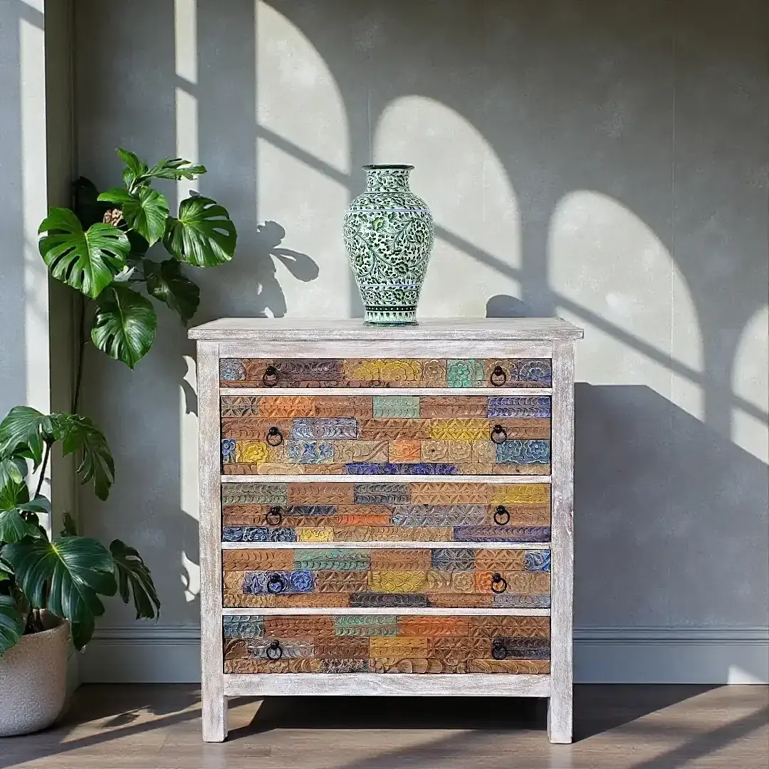 Bazaar Mosaic Tallboy Chest / خزانة "بازار" الطويلة