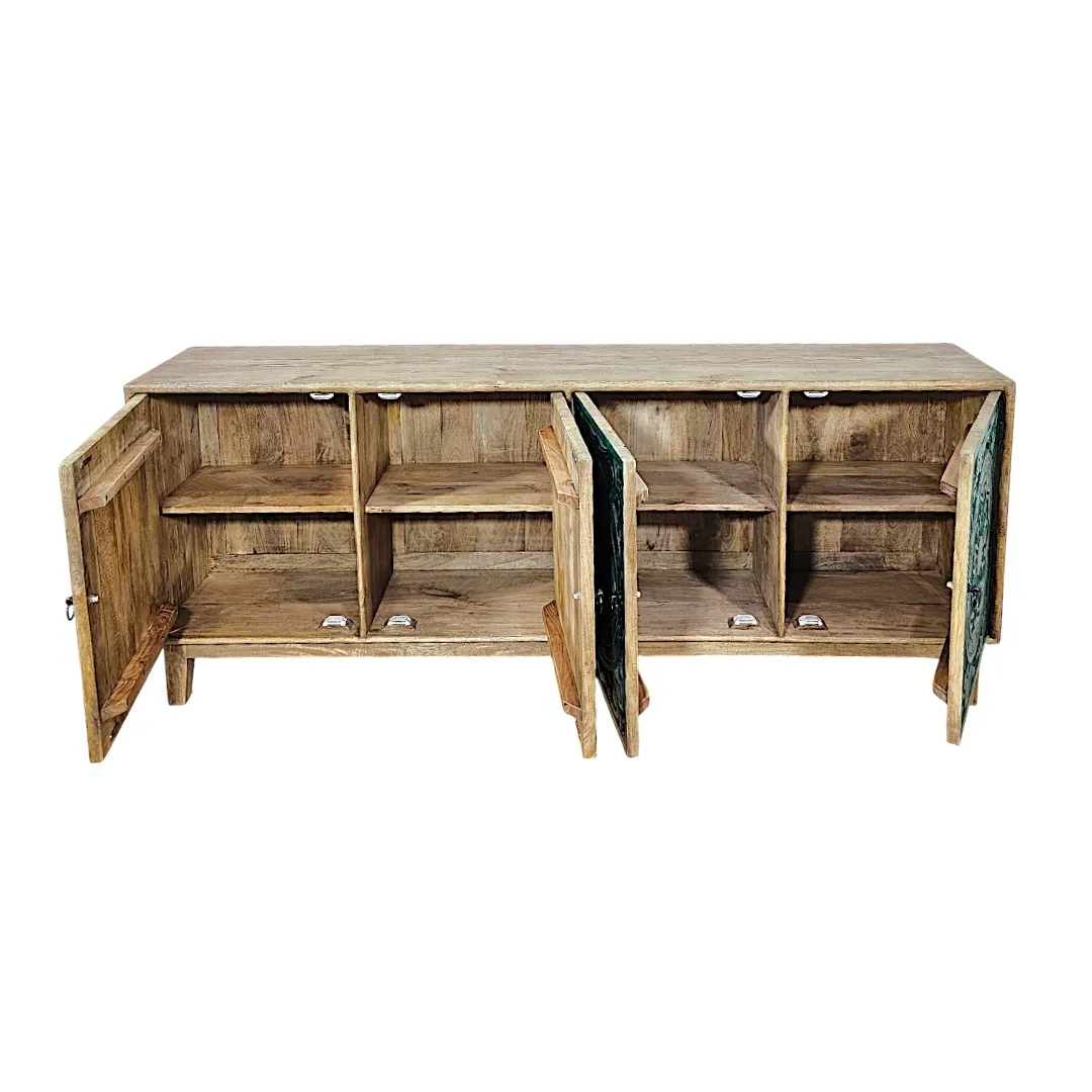 El Zahra Trésor Sideboard (Emerald Teal)