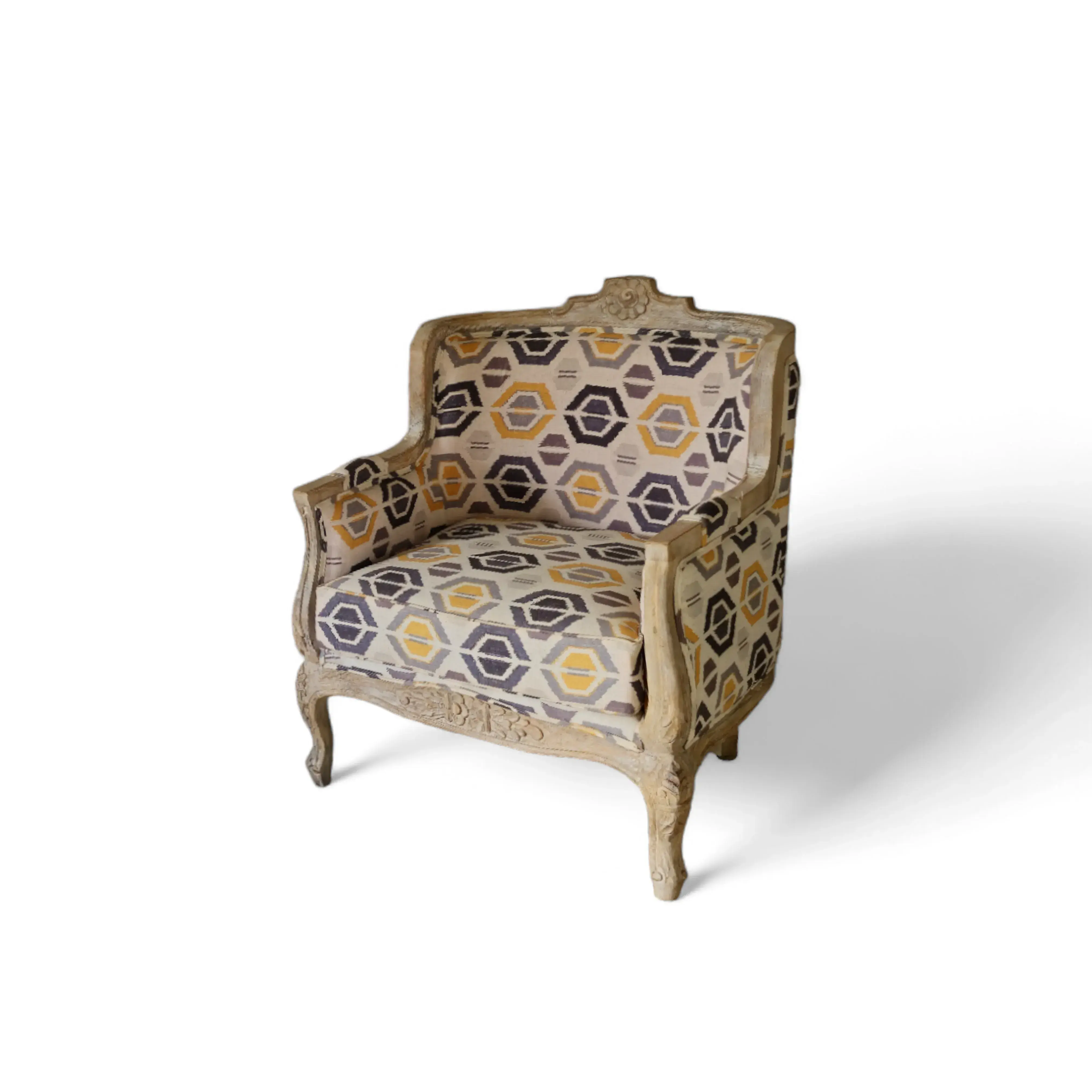 The Louis XVI Geometric Armchair