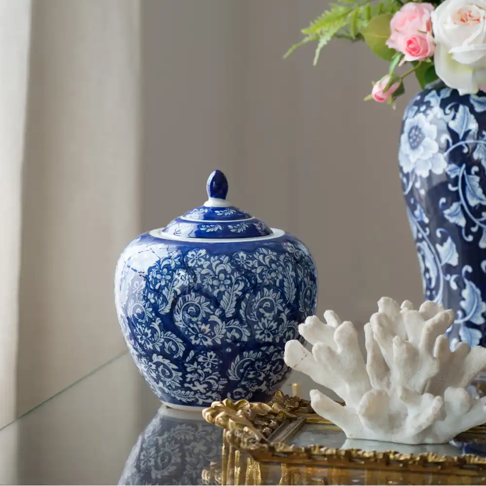 Lanting Ceramic Ginger Jar Canister
