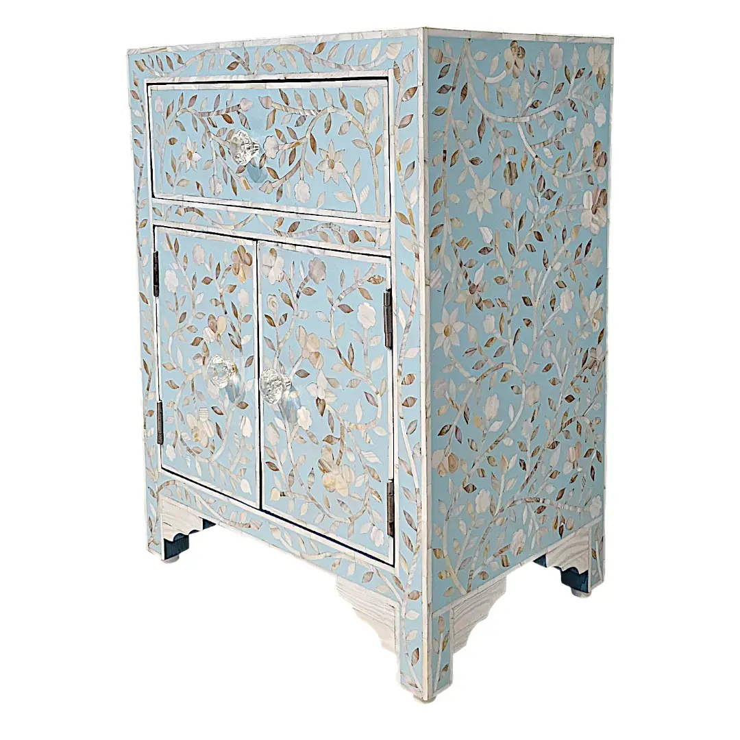 Jasmine d'Azur (Nacre Floral Nightstand Bedside)