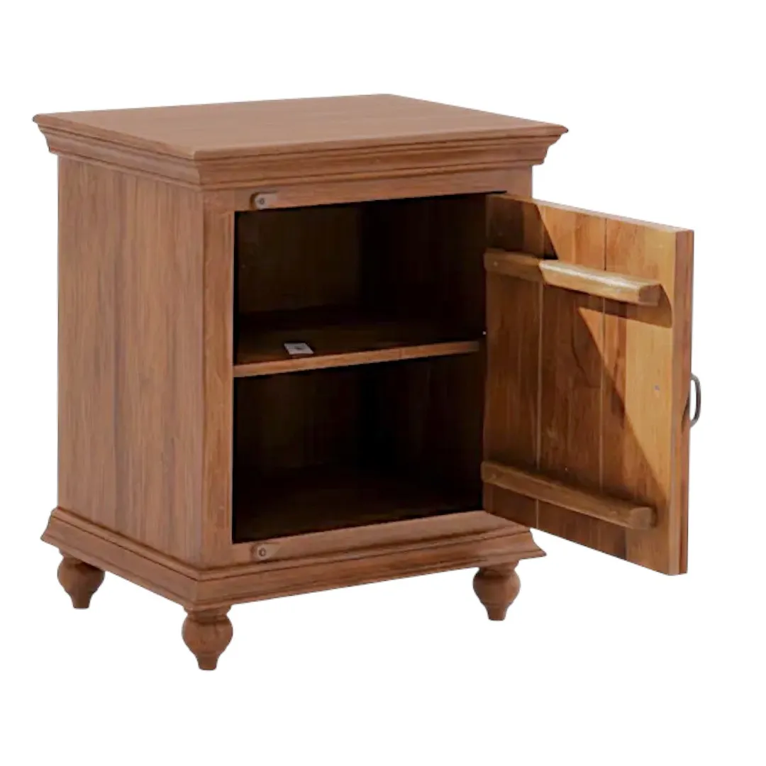 Siddha Hand-Carved Nightstand