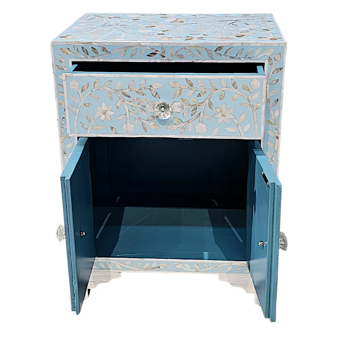 Jasmine d'Azur (Nacre Floral Nightstand Bedside)