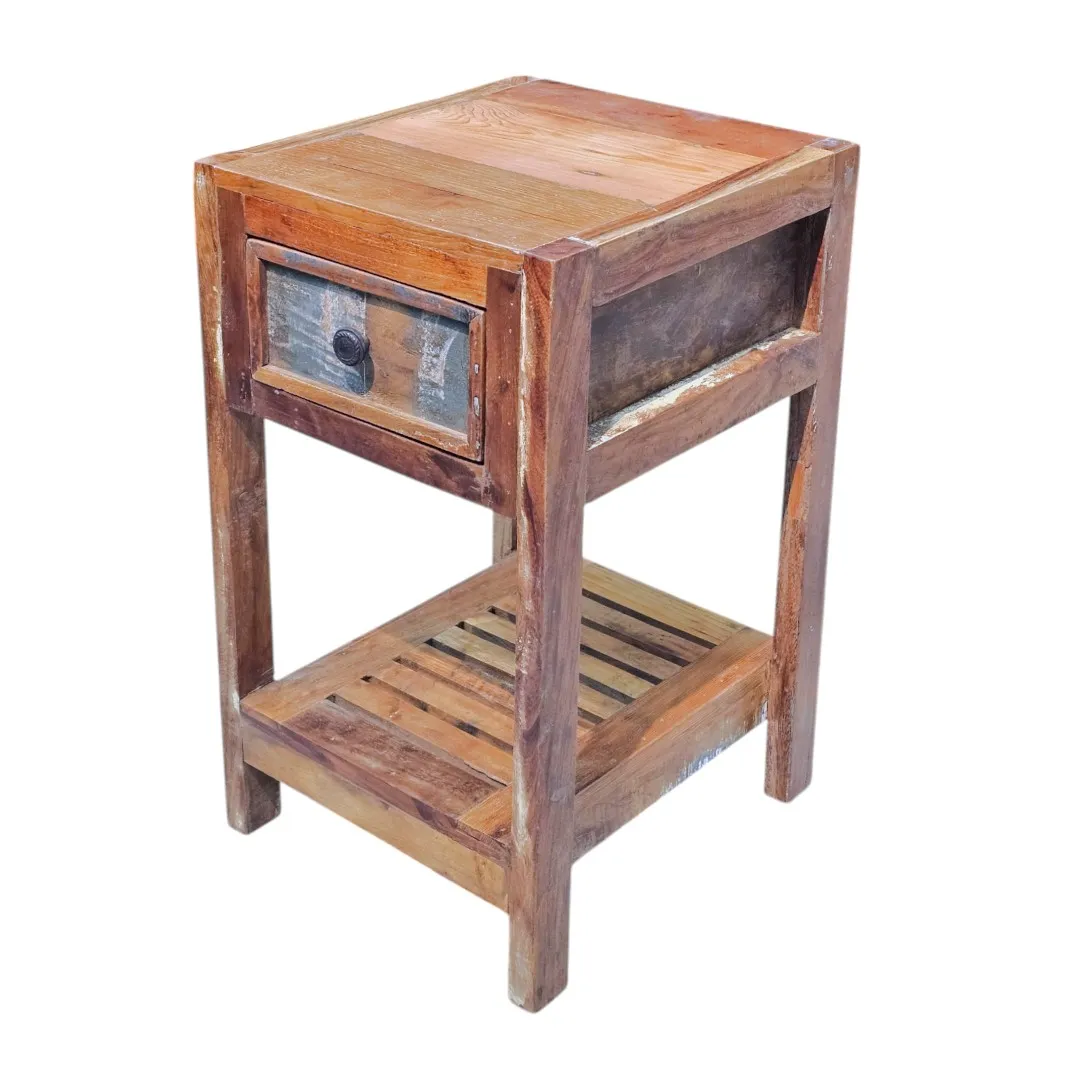Maya Reclaimed 1-Drawer Bedside Table