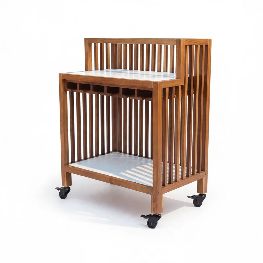 The Linea Bar Trolley