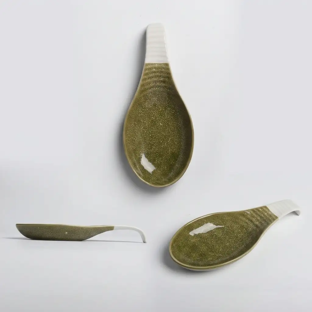 Forest & Frost Glazed Spoon Rest