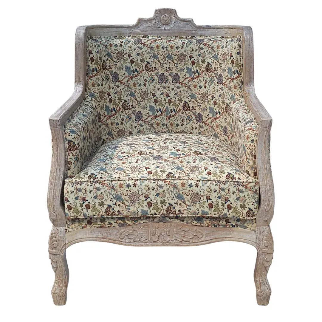Rococo Crested Fauteuil Sofa