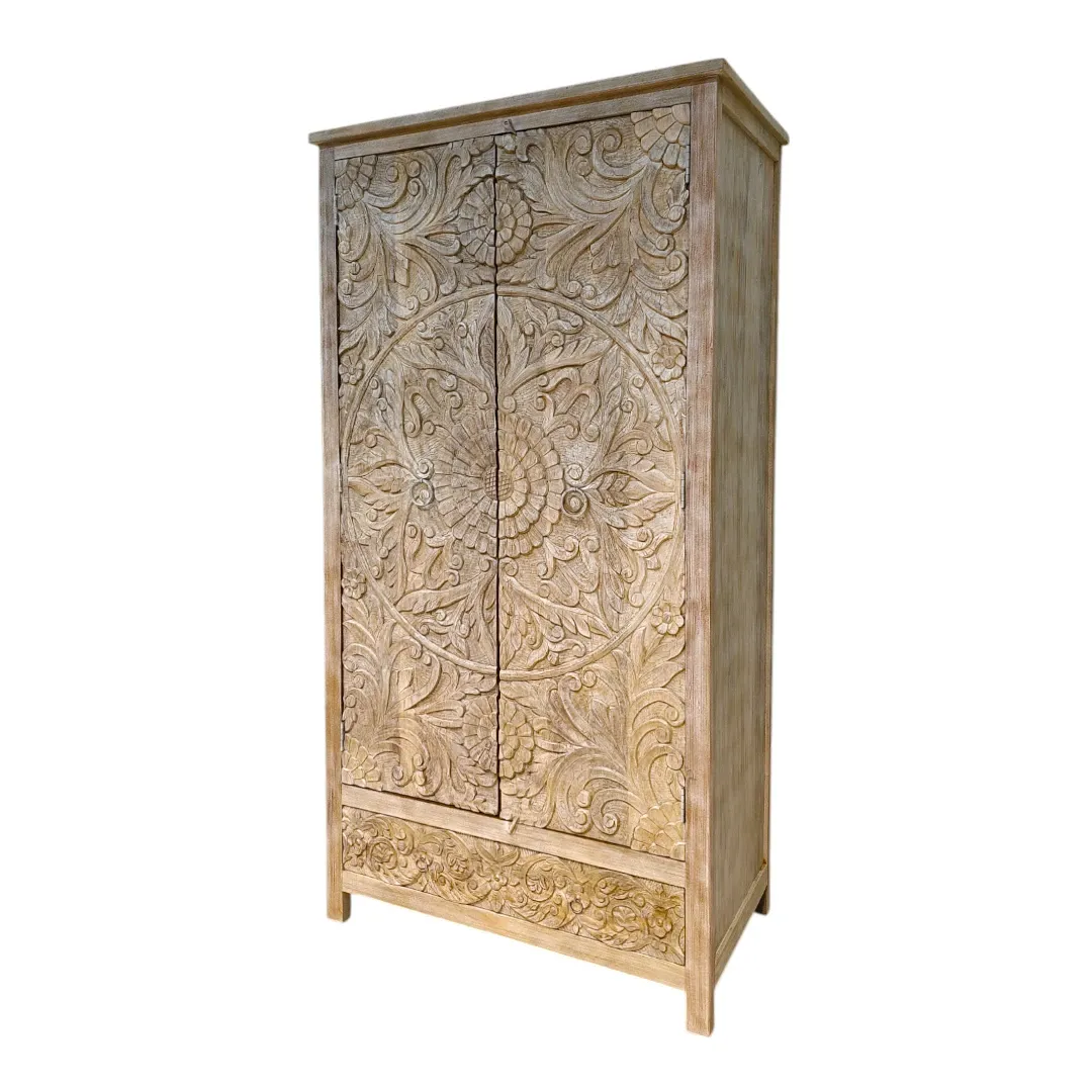 Oasis Carved Wardrobe