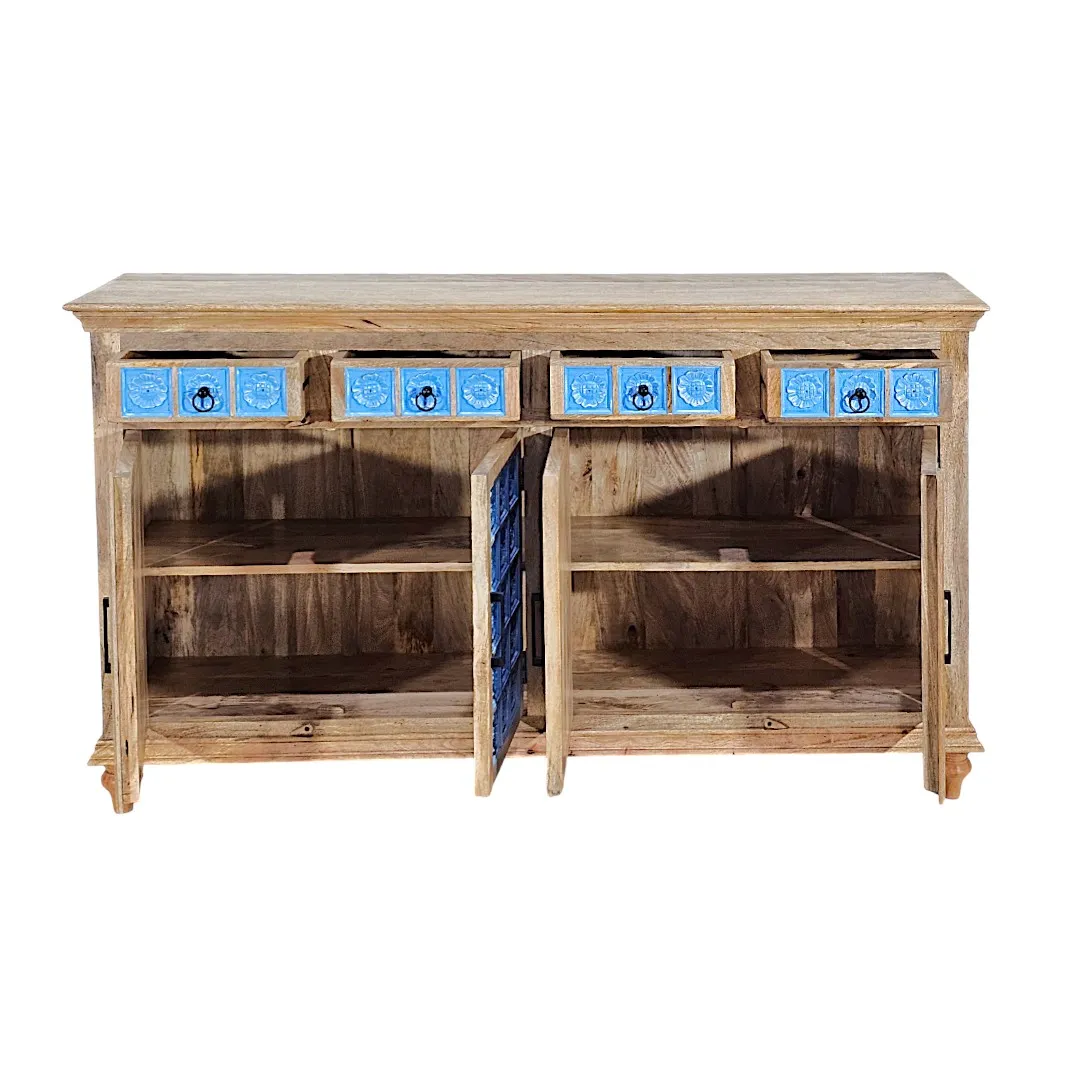 The Azulejo Chronicle Sideboard - 4 Door