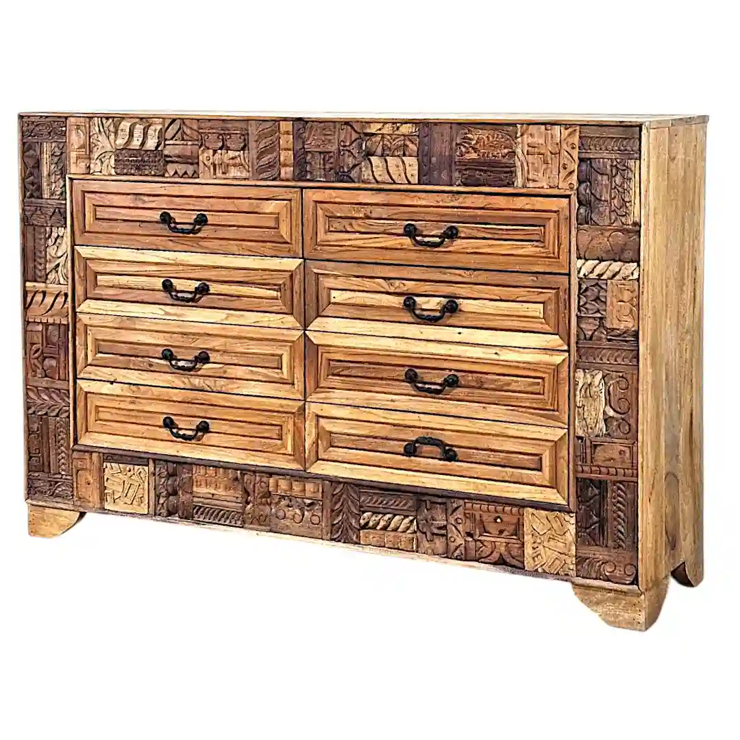 The Reed & Rosette Hardwood 8-Drawer Dresser