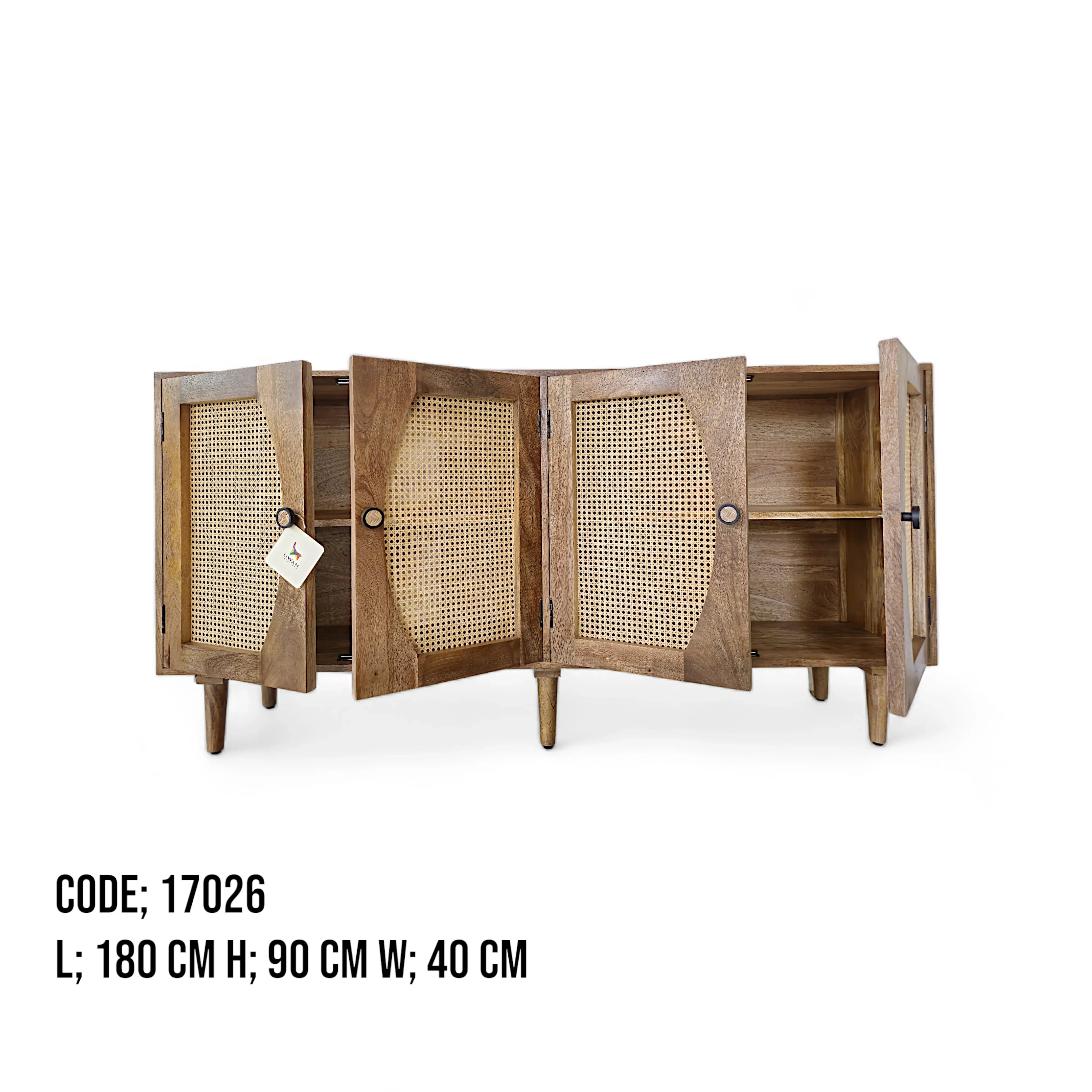 Rattan Design Sideboard