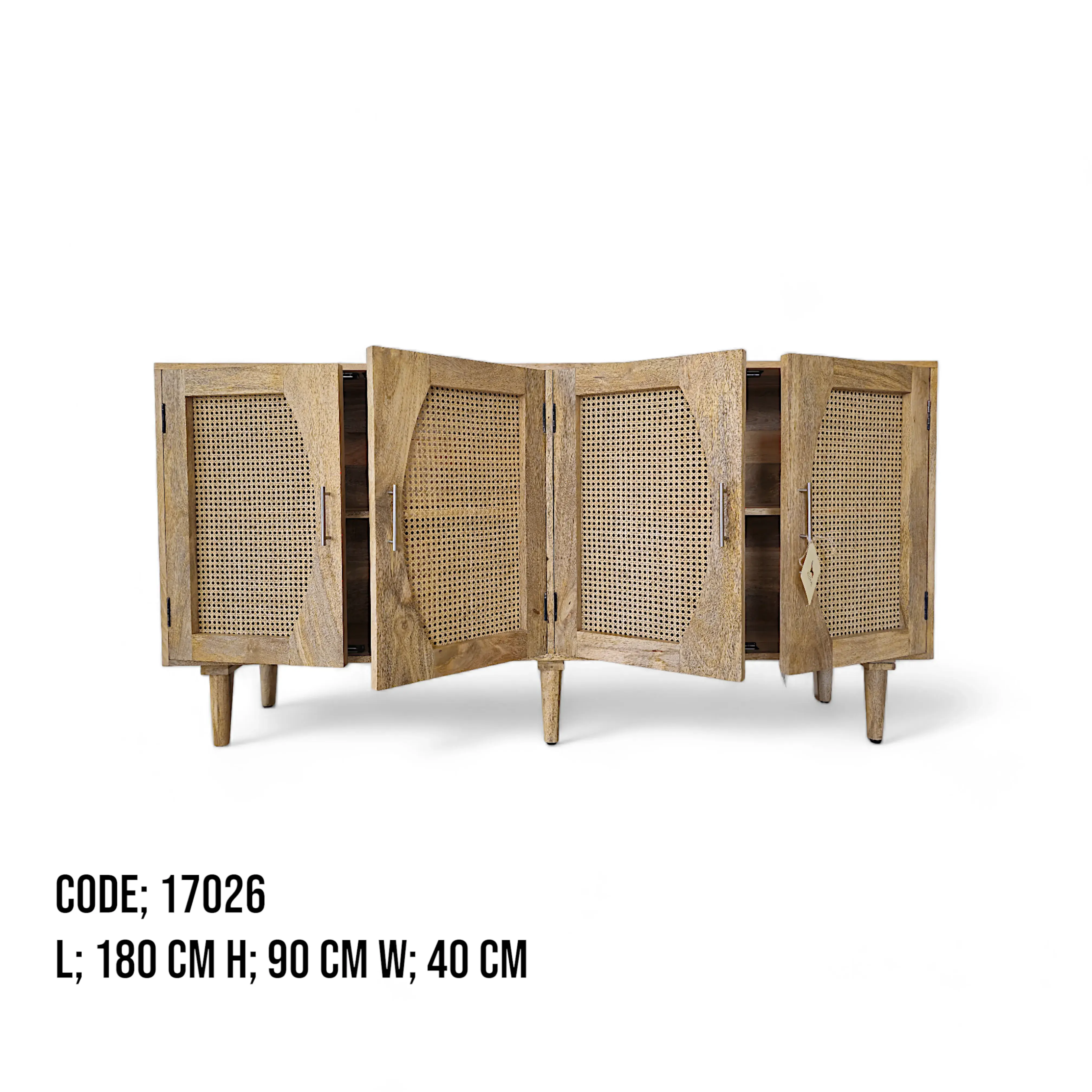 Rattan Design Sideboard