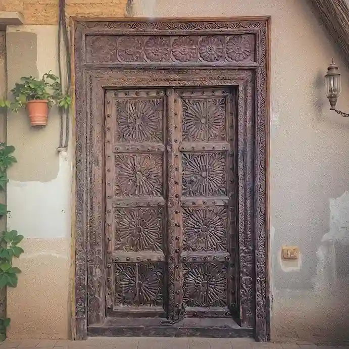 Alhambra Majestic Carved Door