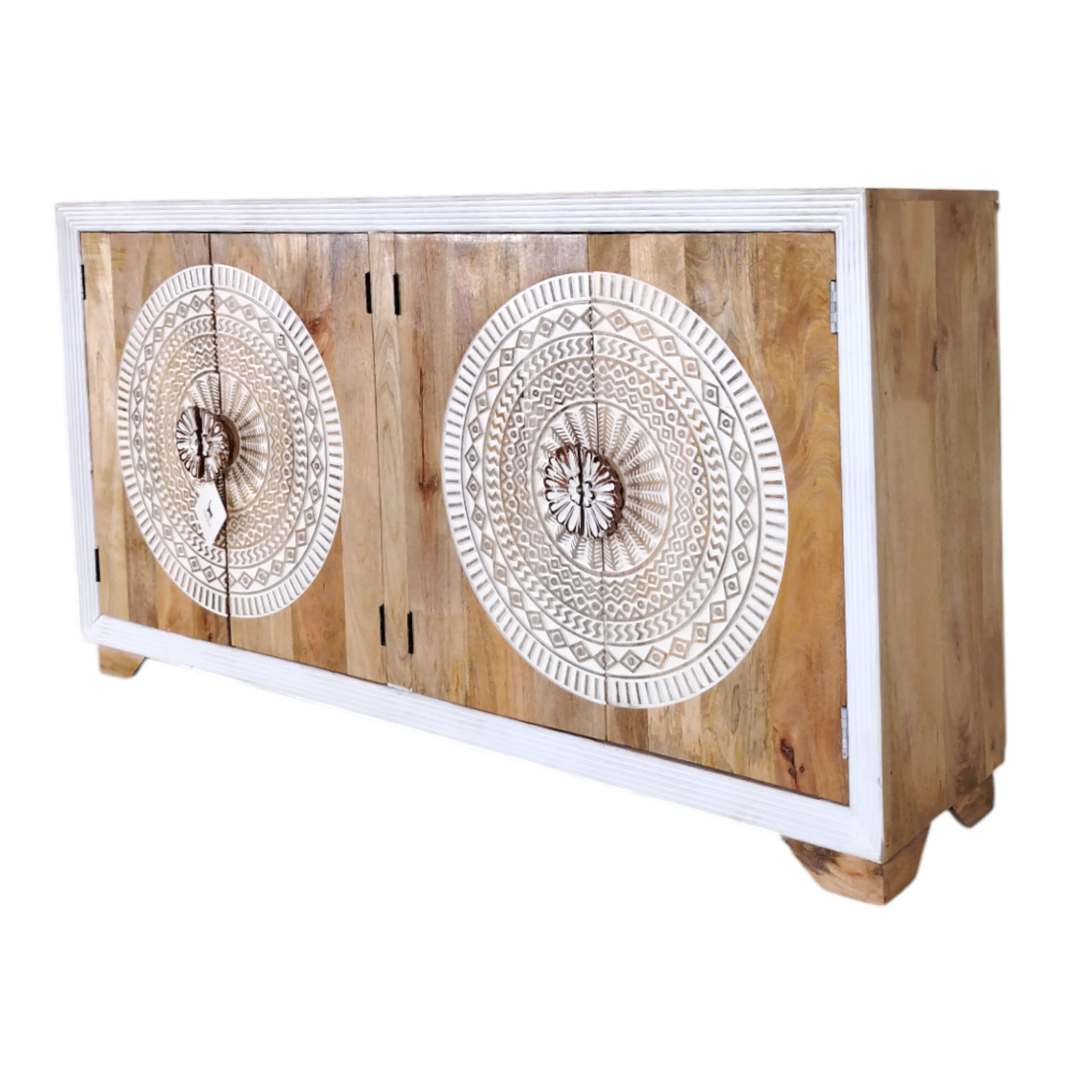 Carved Mandala Sideboard