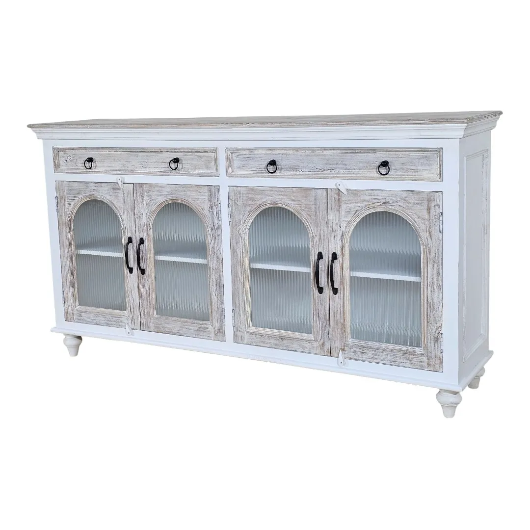 The Flute Glass Display Sideboard