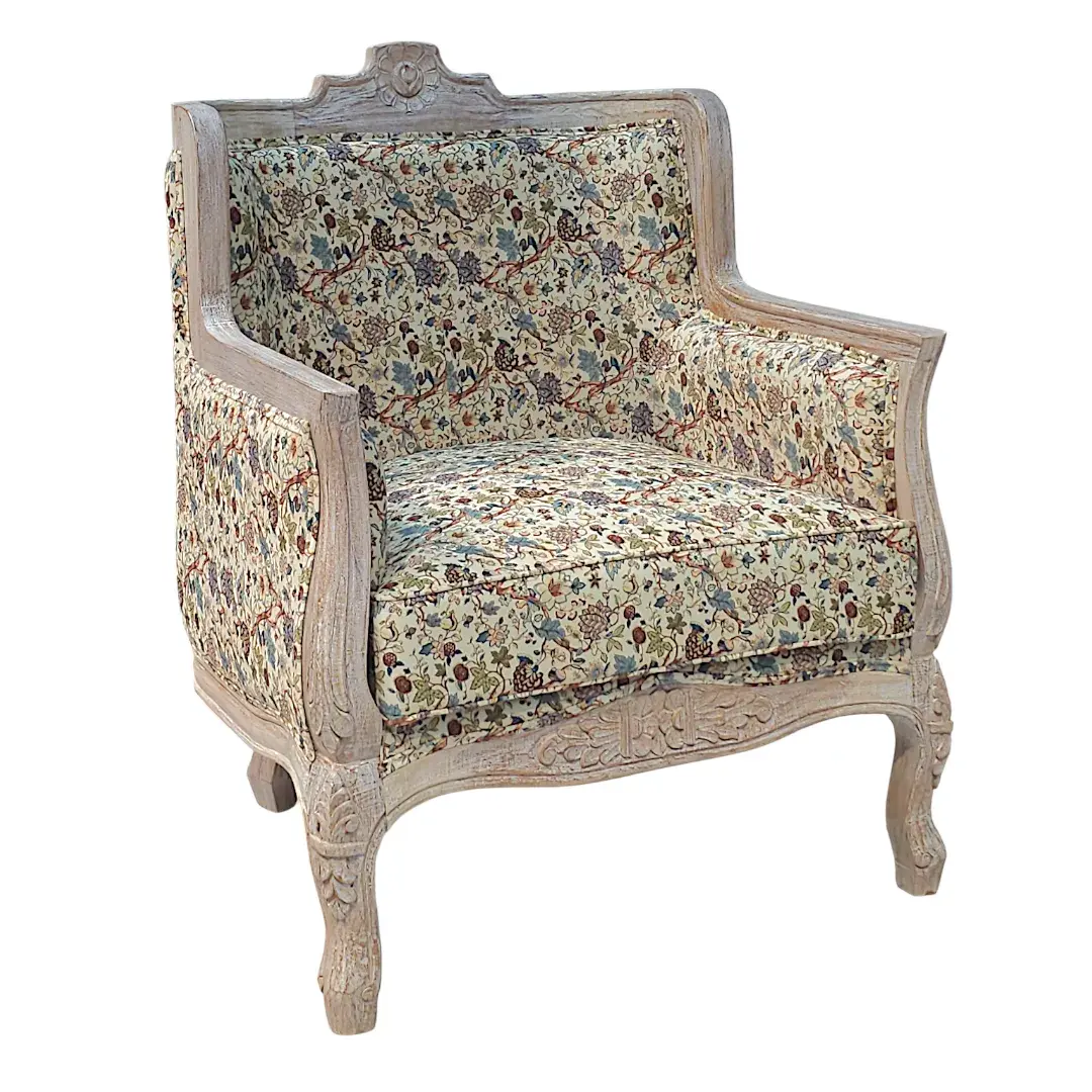 Rococo Crested Fauteuil Sofa