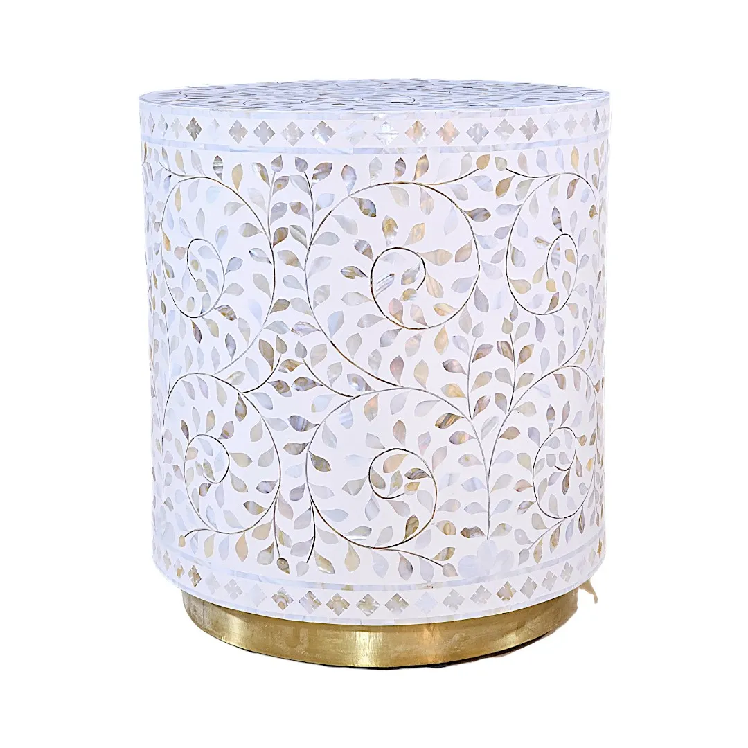 The Aziza Flower Stool