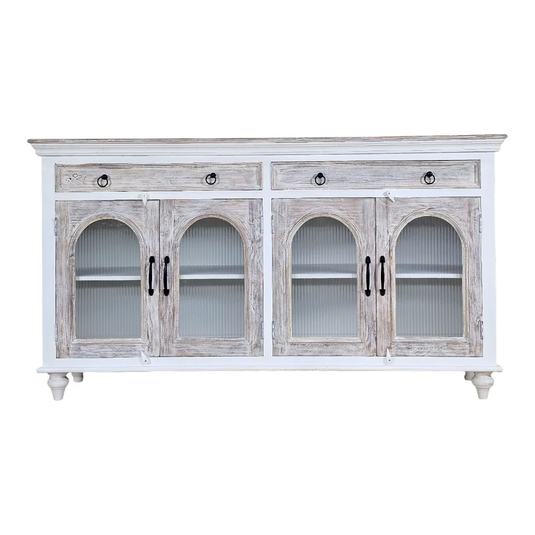 The Flute Glass Display Sideboard