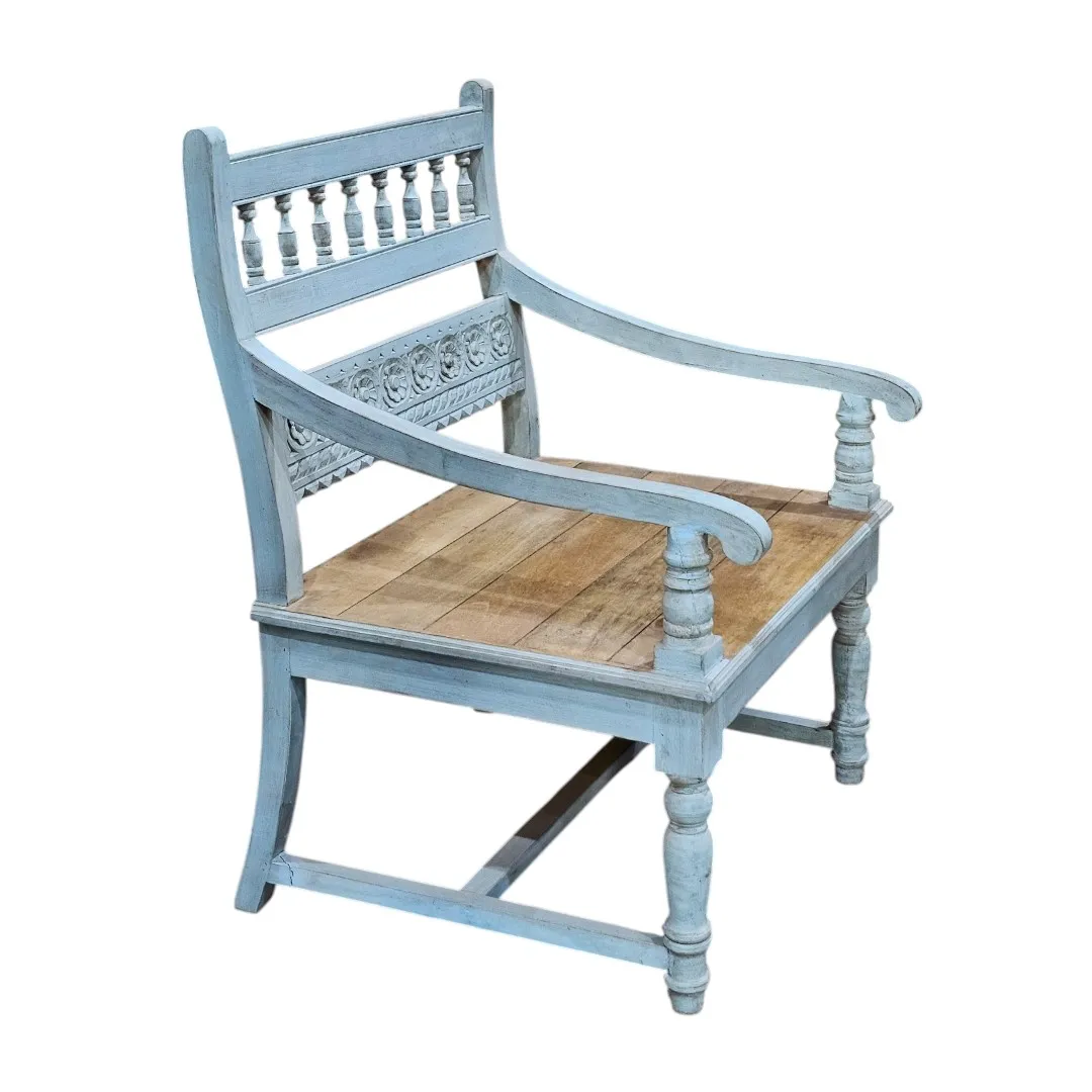 The Mewar Heritage Spindle Armchair
