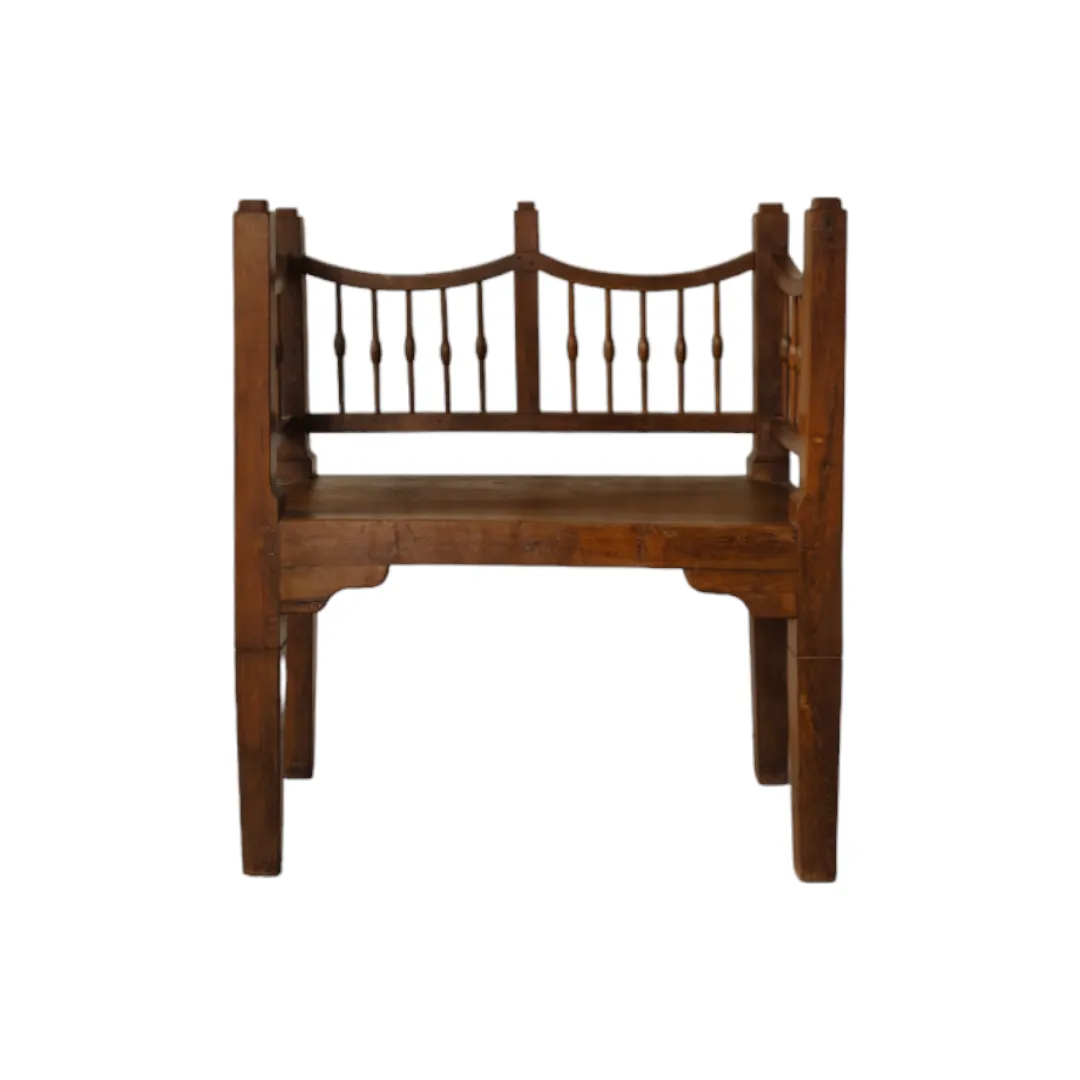 Solid Teak Wooden Bench