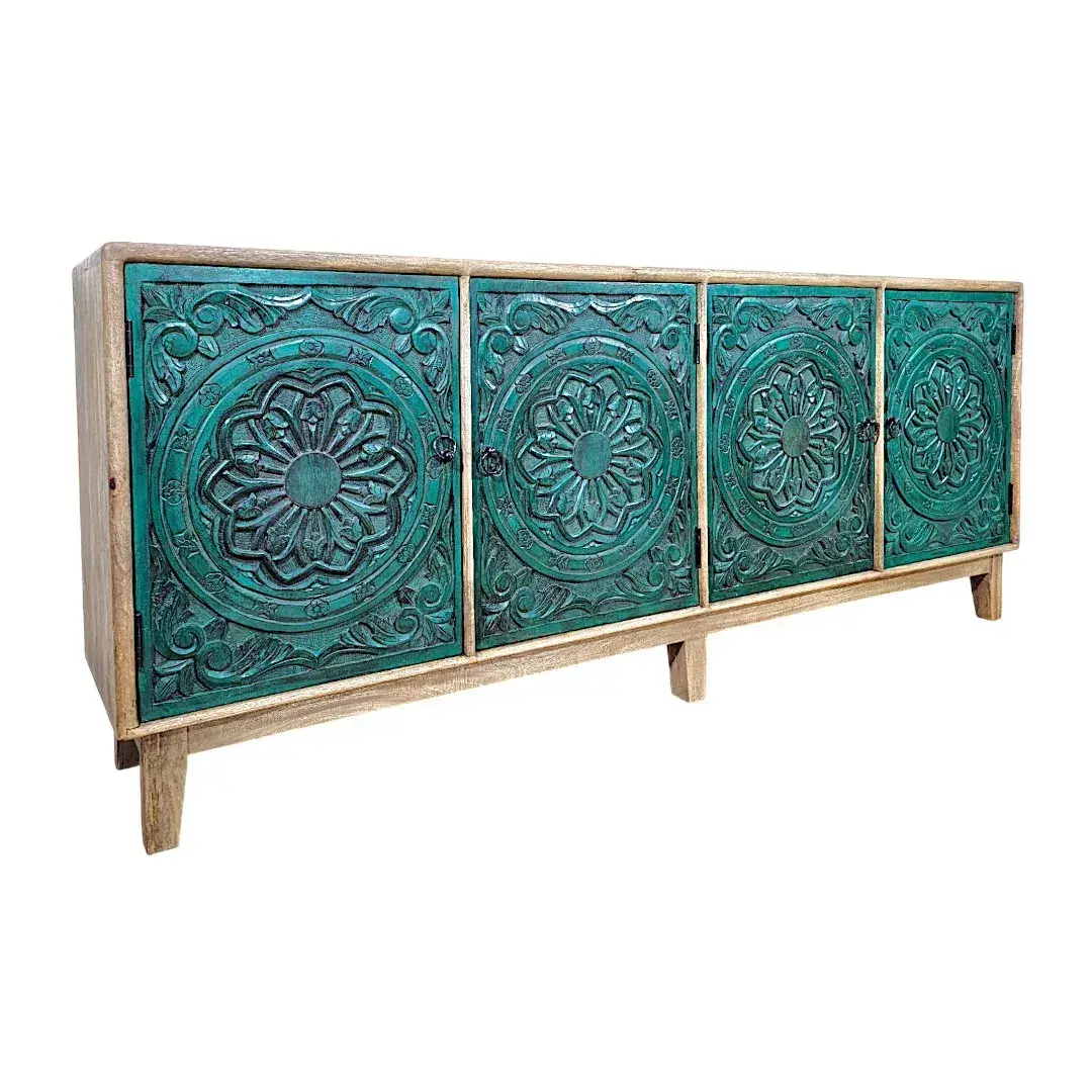El Zahra Trésor Sideboard (Emerald Teal)
