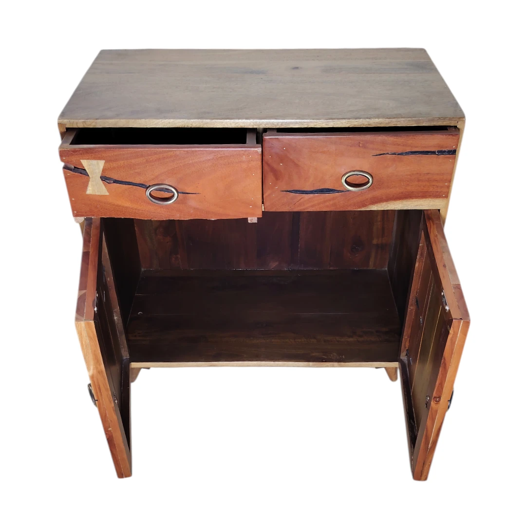 Kintsugi Acacia Cabinet