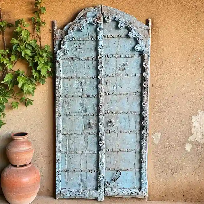 Indigo Arch Panel Door