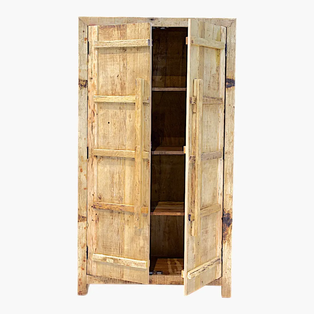 The Curator’s Raw Timber Vault Cabinet
