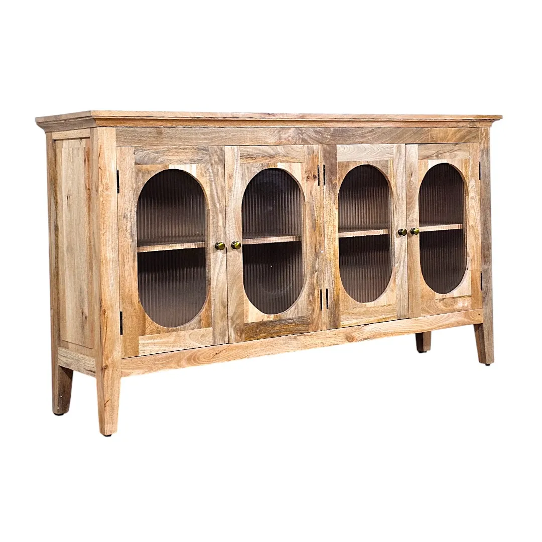 Grand Oval Console - Marigold Finish