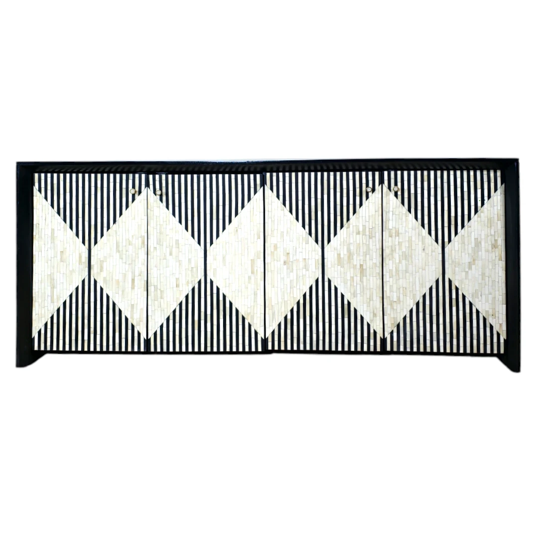 Lumina Diamond Bone Inlay Sideboard