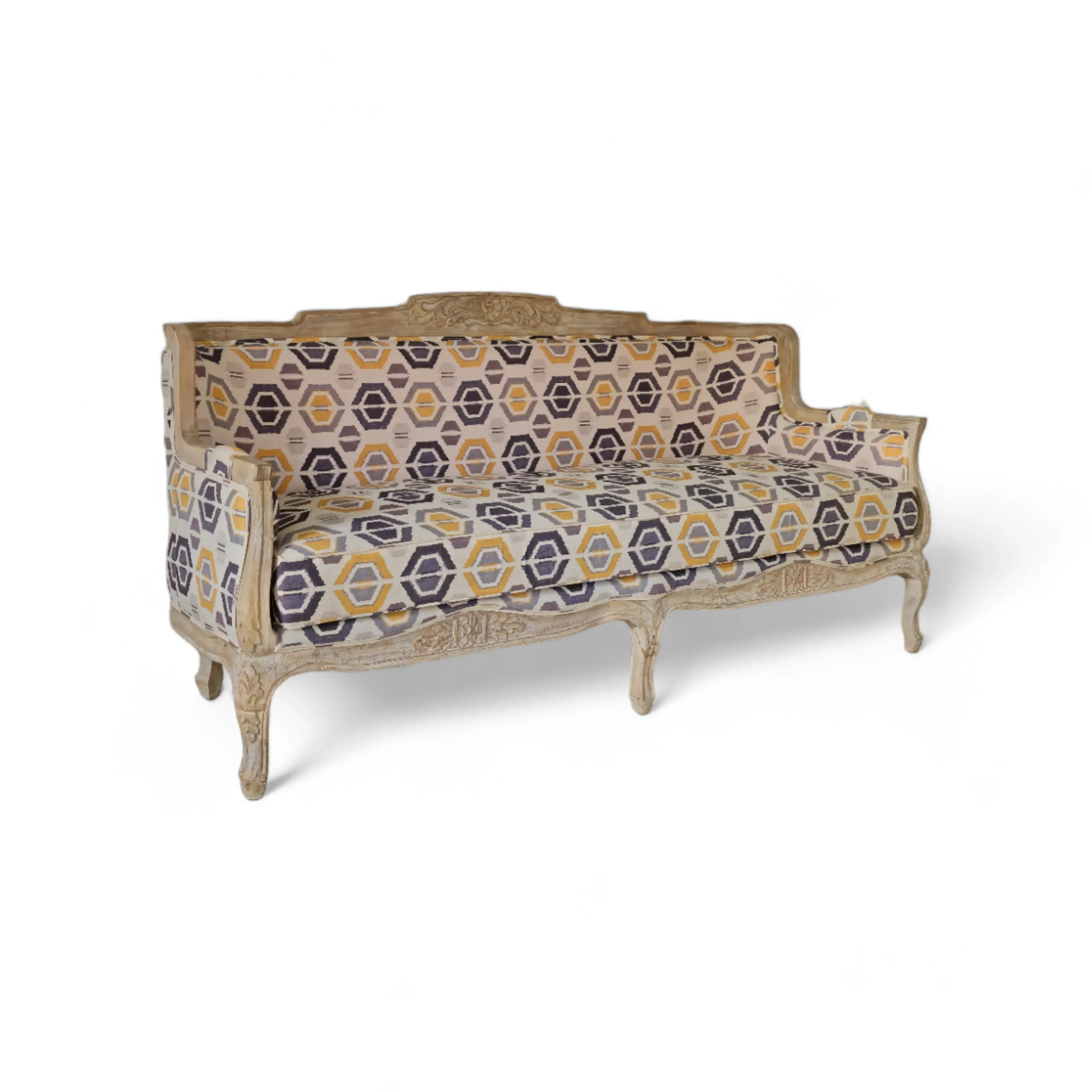 The Louis XVI Geometric Armchair