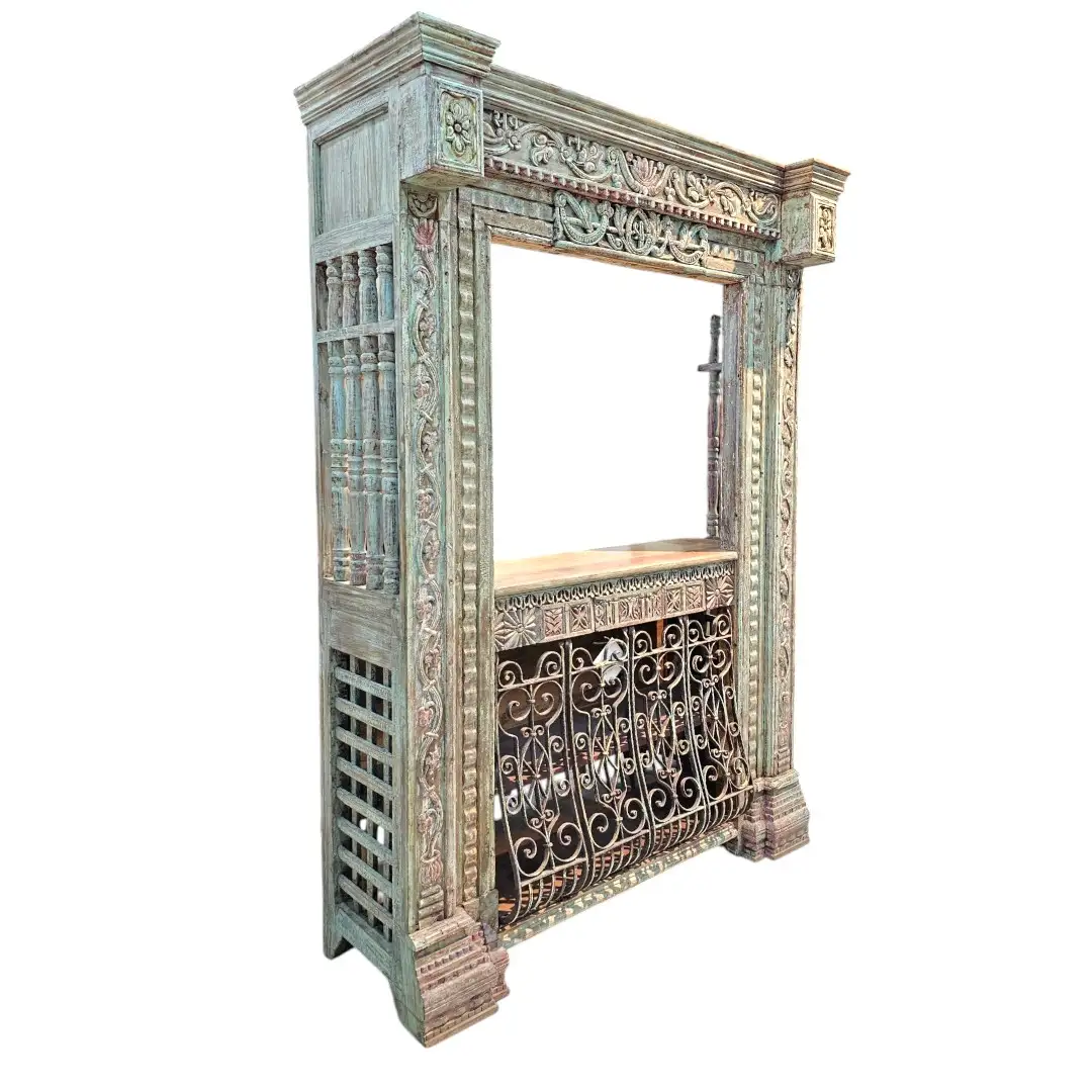 Royal Indigo Rosewood Mandap Bar