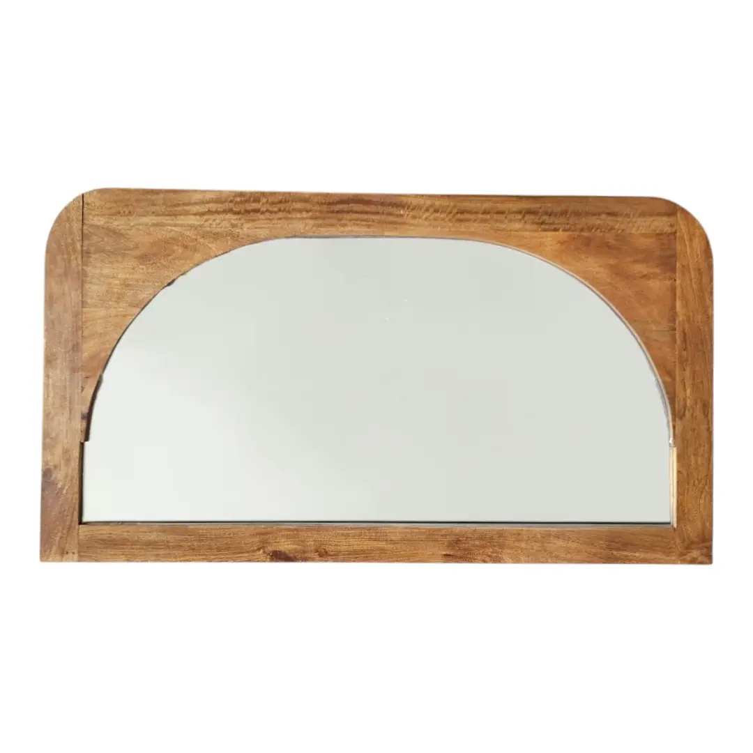 Minimalist Arch Solid Hardwood Mirror