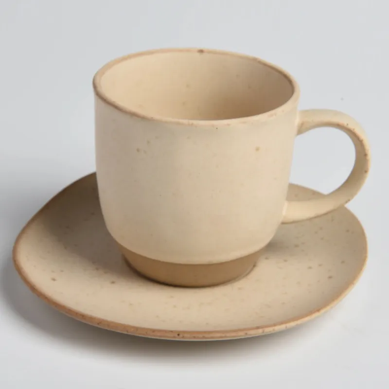 Sand Dipped Cup & Saucer