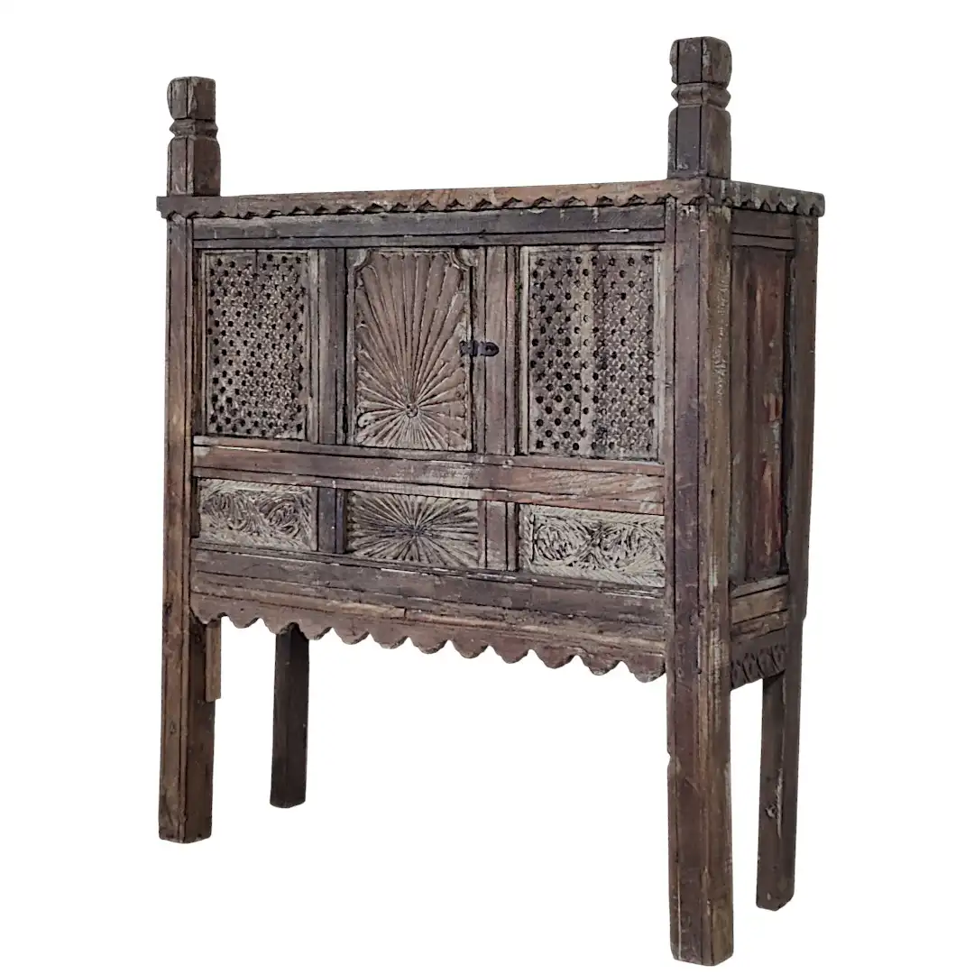 The Swat Valley Antiqued Cedar Cabinet/Console