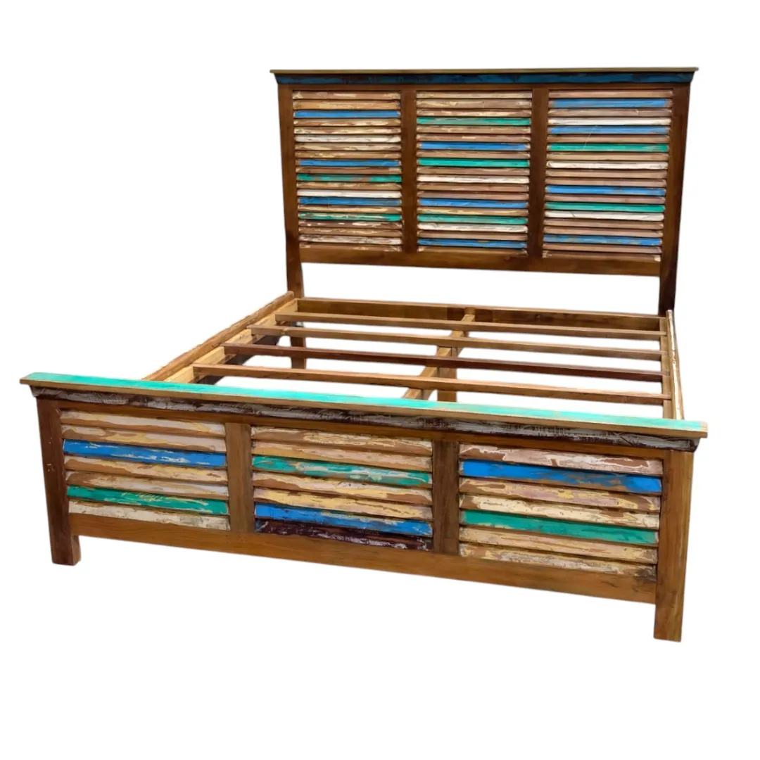 Driftwood Salvage Panel Bed