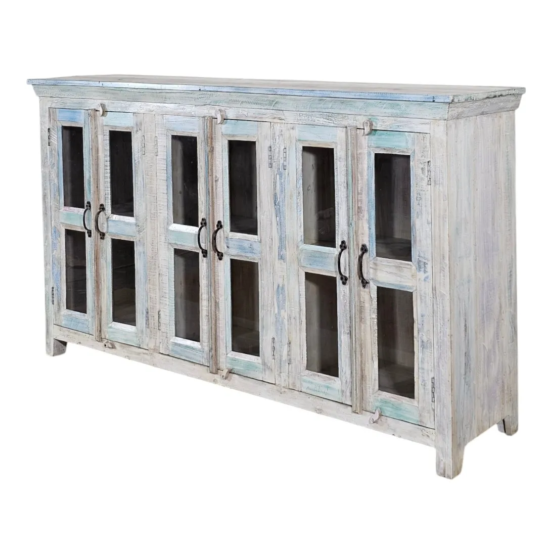 The Wanderer’s Glass-Panel Sideboard