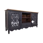 French provincial media Tv console/sideboard