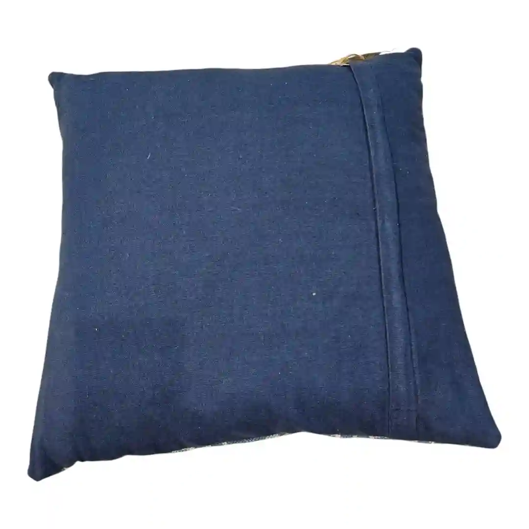 The "Atlas Linear" Heritage Cotton Cushion