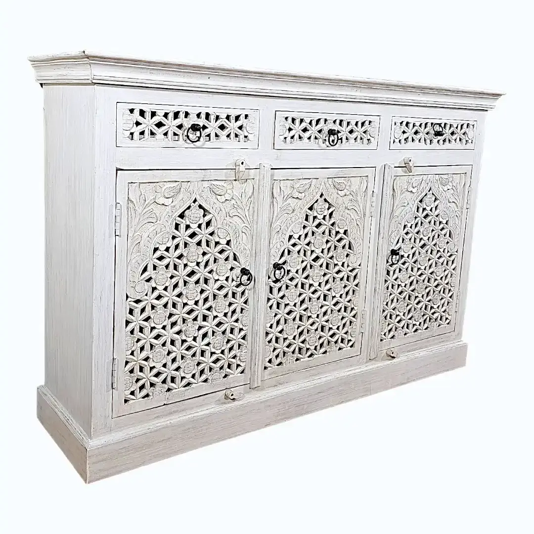 Medina Floral Garden Sideboard | خزانة "حديقة المدينة" المزخرفة