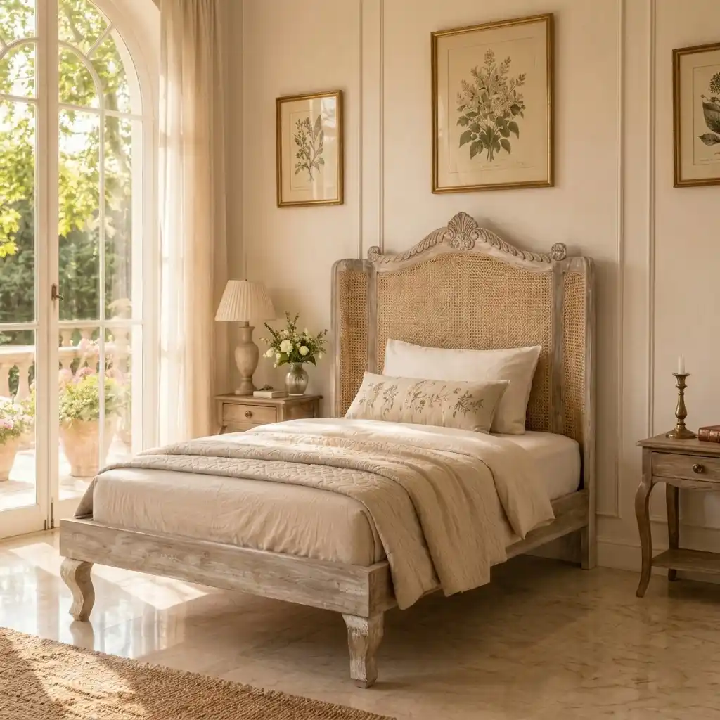 The Belle Époque Carved Single Bed