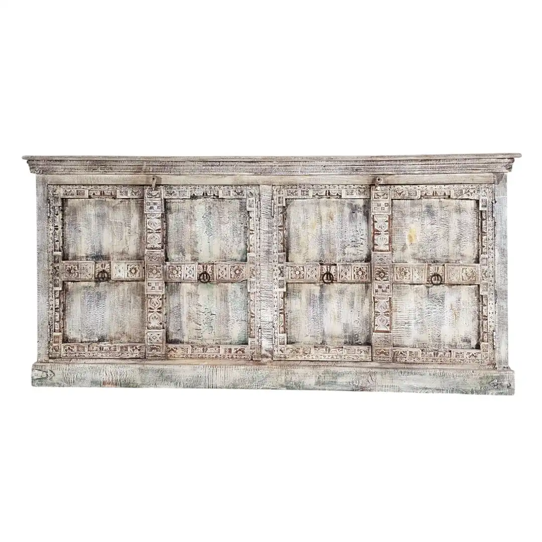 The Rajbari Palace Reclaimed Four-Door Sideboard