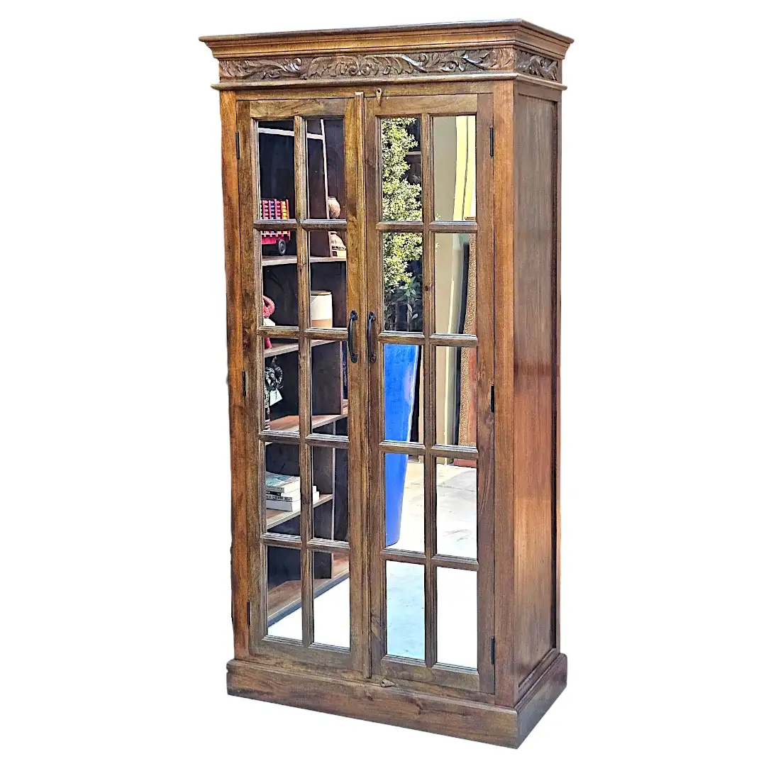 The Al-Sadu Artisan Mango Mirrored Armoire
