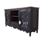 French provincial media Tv console/sideboard